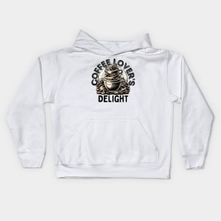 Coffee Lover's Delight Kids Hoodie